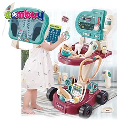 KB007052 KB007053 - Simulation pretend play doctor tools lighting musical trolley medical car toy